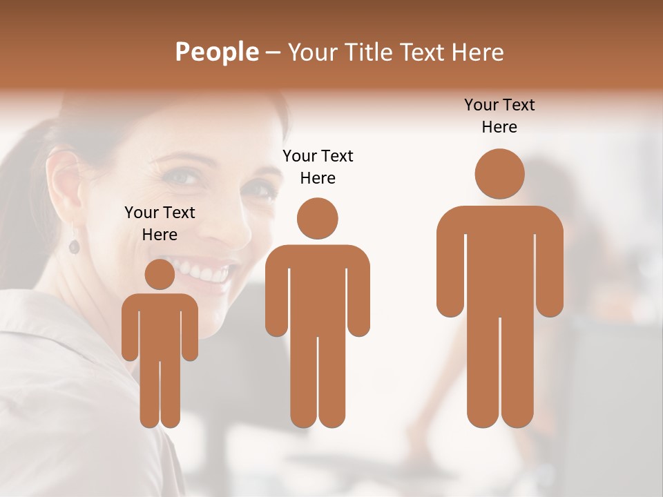 Cute Female Beauty PowerPoint Template