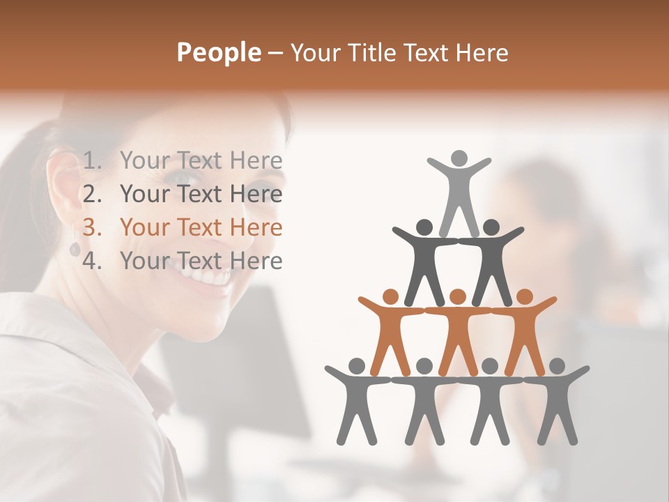 Cute Female Beauty PowerPoint Template