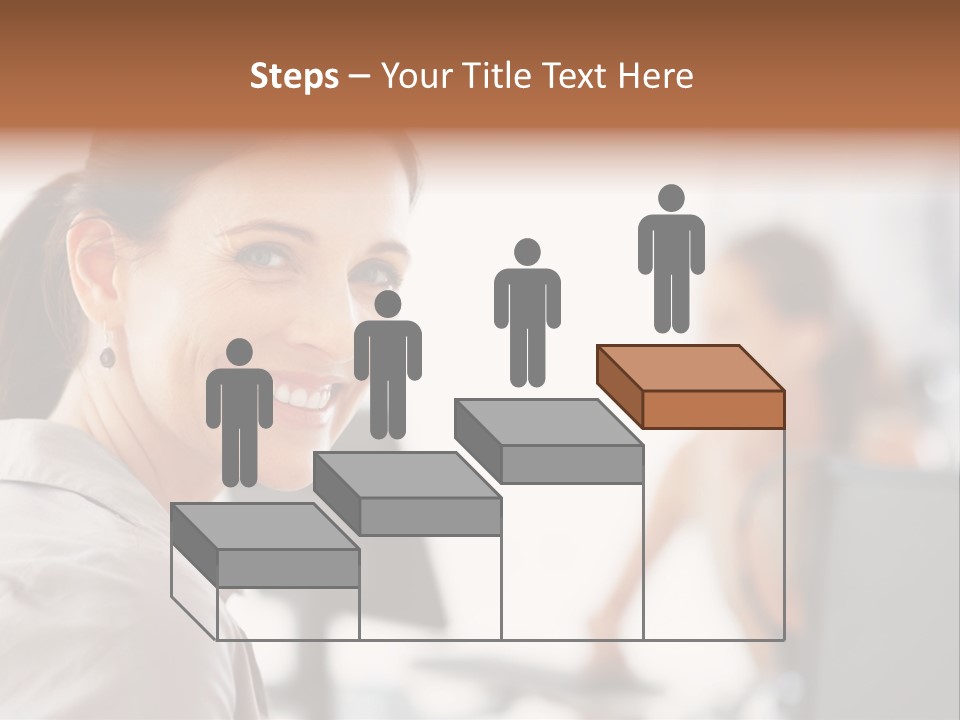 Cute Female Beauty PowerPoint Template