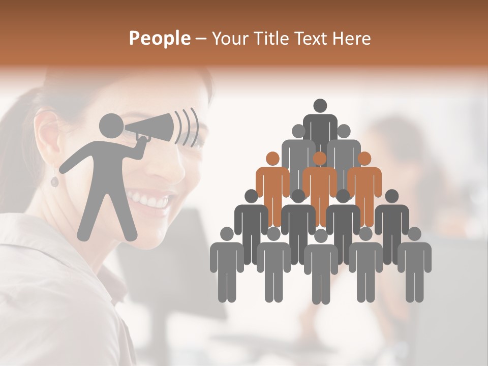 Cute Female Beauty PowerPoint Template