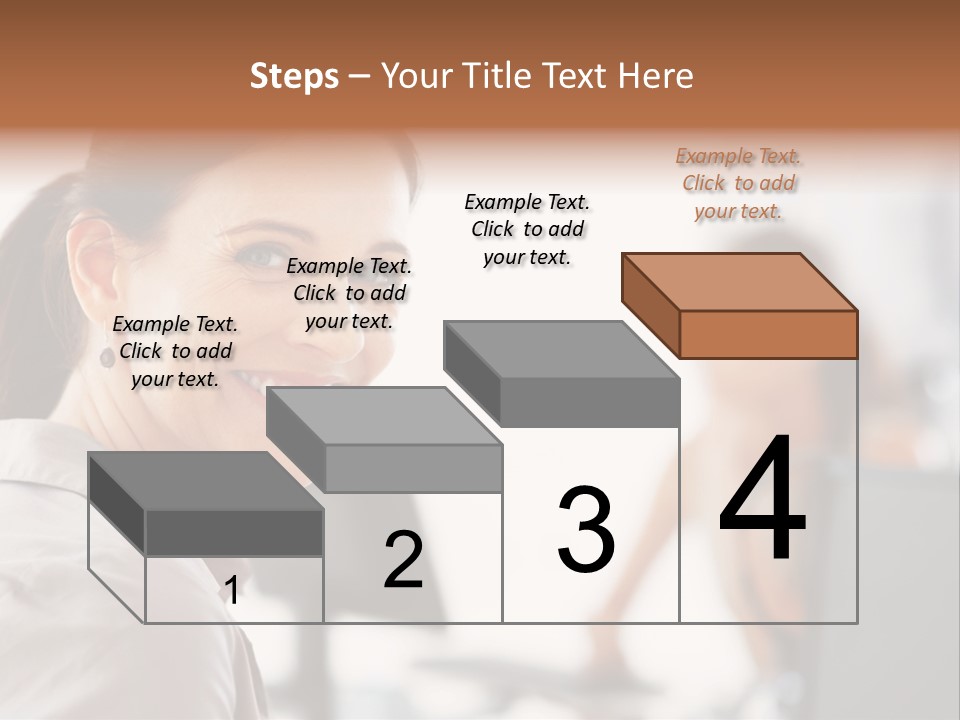 Cute Female Beauty PowerPoint Template