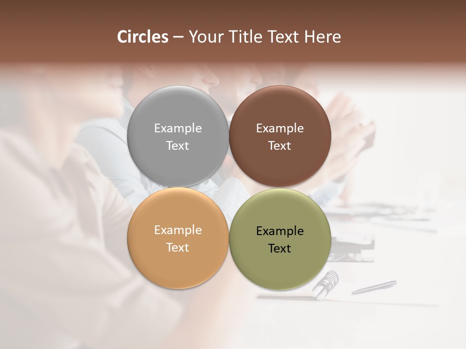 Solar Round Turbine PowerPoint Template