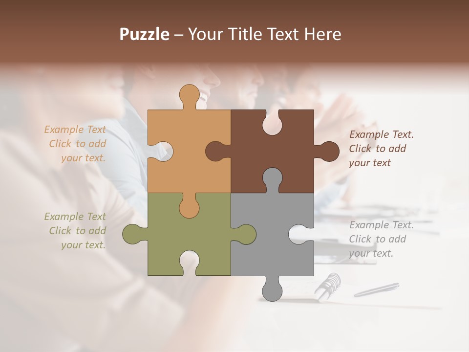 Solar Round Turbine PowerPoint Template