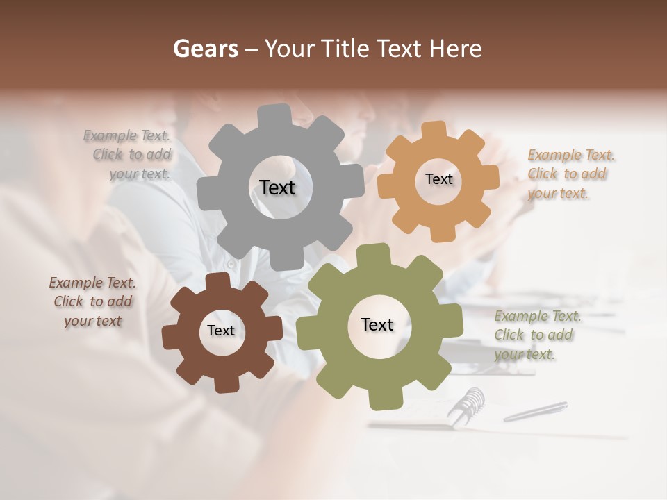 Solar Round Turbine PowerPoint Template
