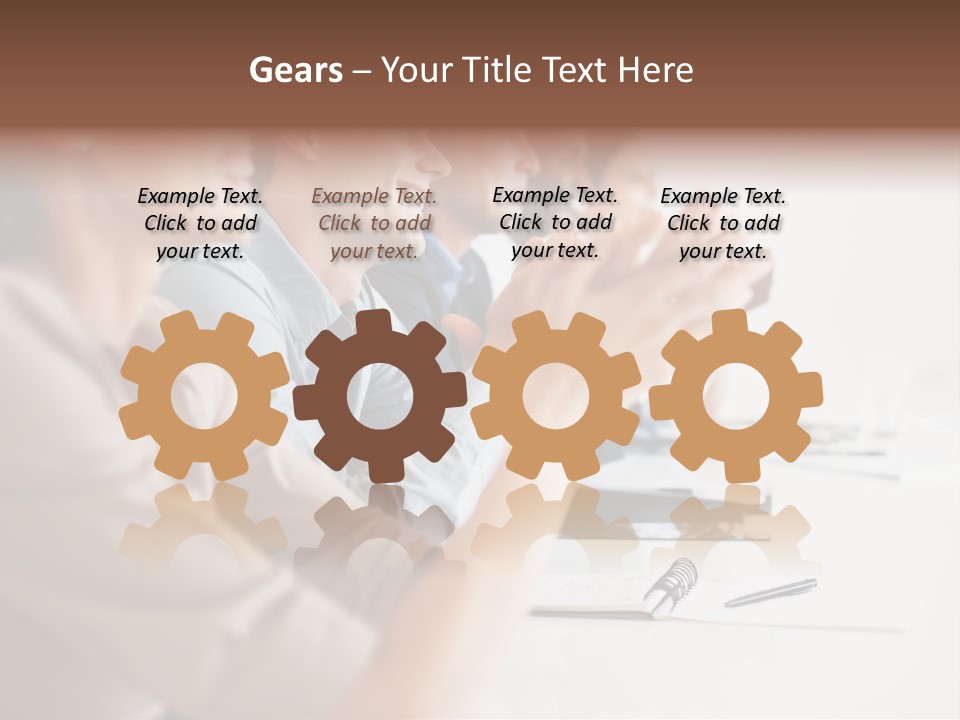 Solar Round Turbine PowerPoint Template