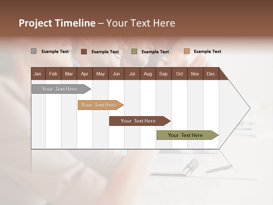 Solar Round Turbine PowerPoint Template