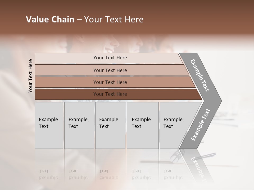 Solar Round Turbine PowerPoint Template