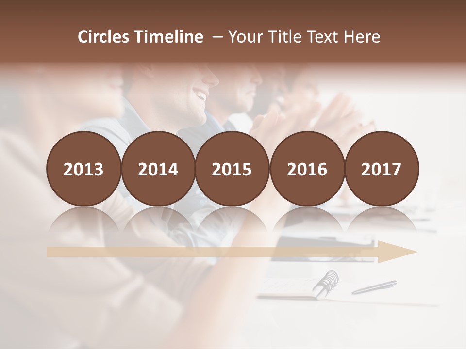 Solar Round Turbine PowerPoint Template