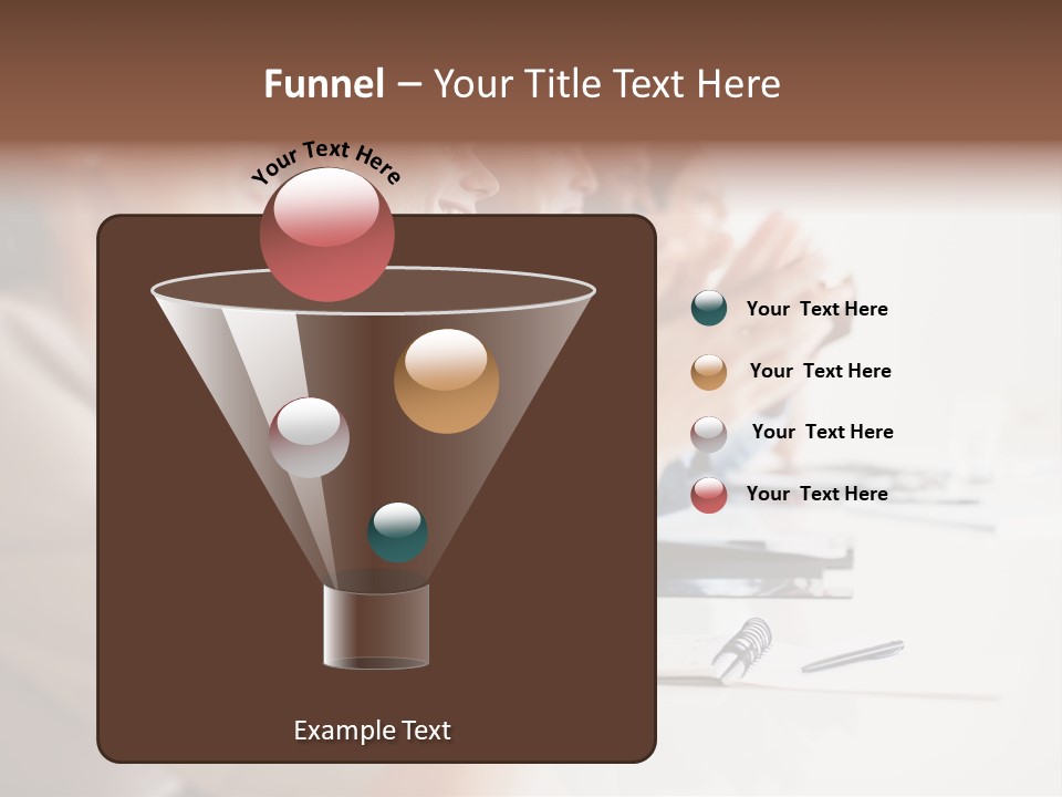 Solar Round Turbine PowerPoint Template