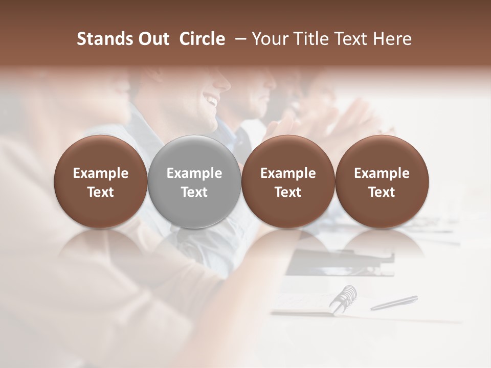 Solar Round Turbine PowerPoint Template