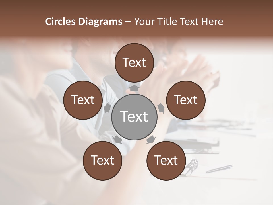 Solar Round Turbine PowerPoint Template