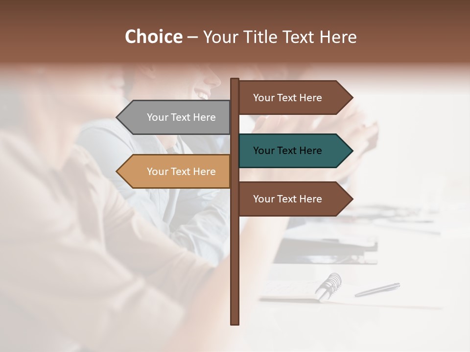 Solar Round Turbine PowerPoint Template