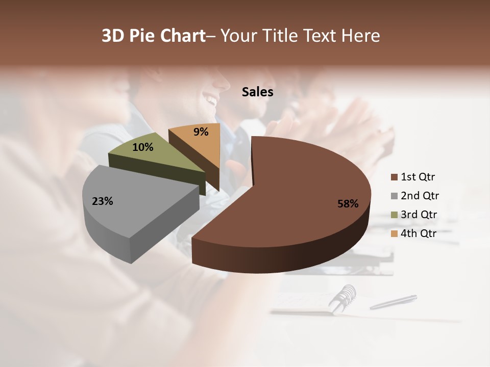 Solar Round Turbine PowerPoint Template