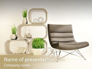 Ambient Apartment White PowerPoint Template
