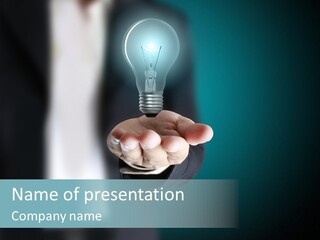 Think Isolated Power PowerPoint Template