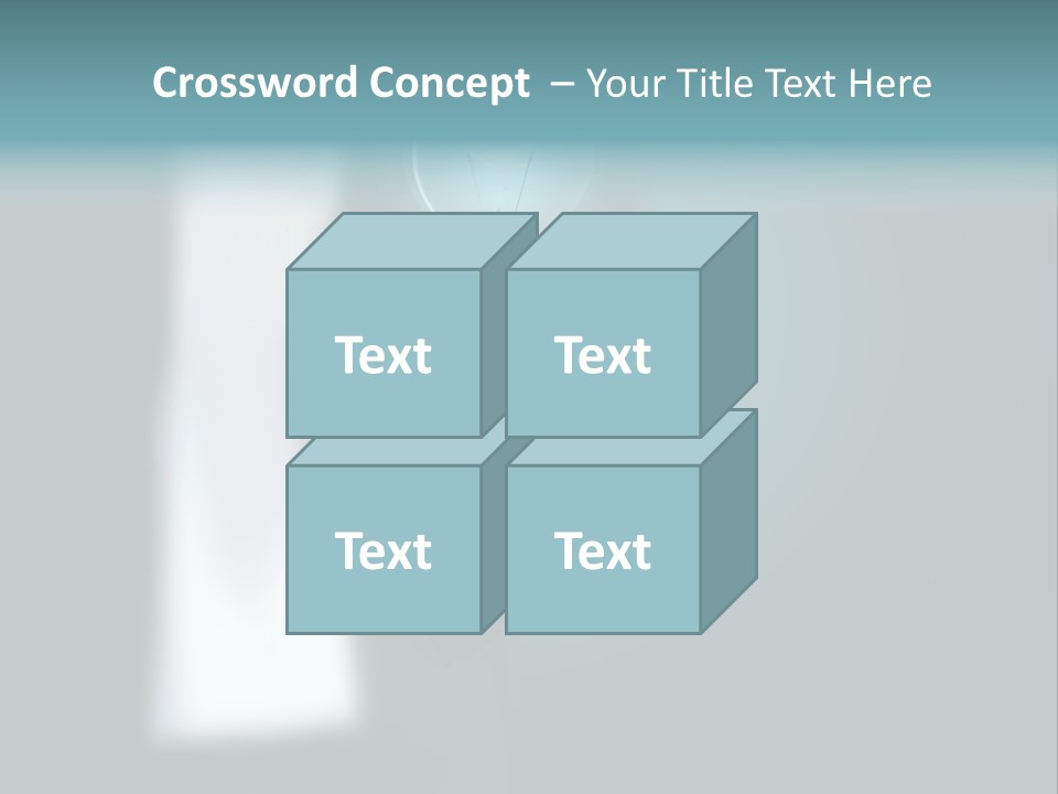 Think Isolated Power PowerPoint Template