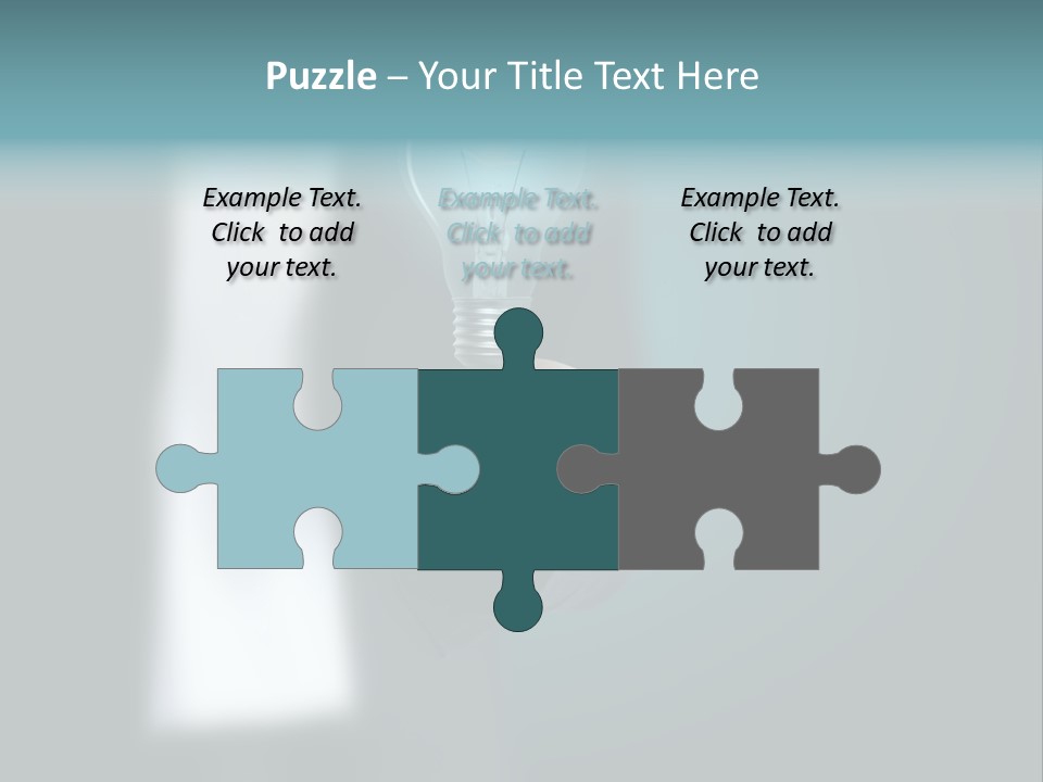 Think Isolated Power PowerPoint Template