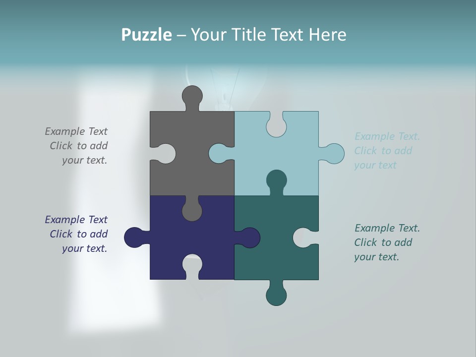 Think Isolated Power PowerPoint Template