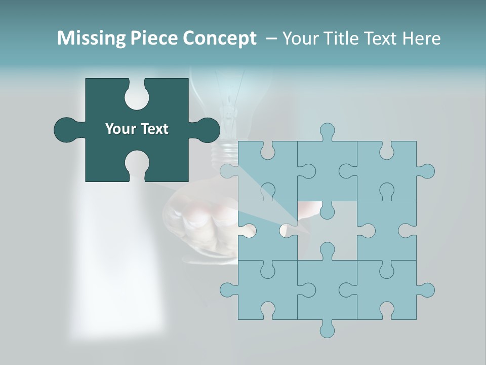 Think Isolated Power PowerPoint Template