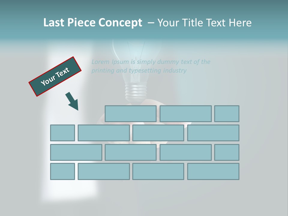 Think Isolated Power PowerPoint Template