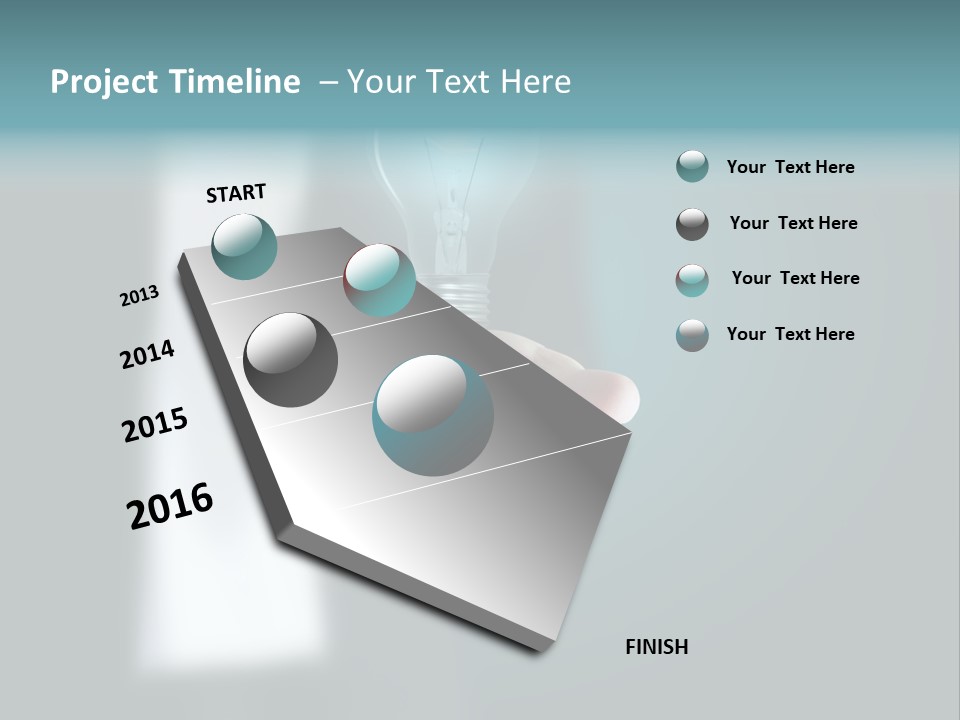 Think Isolated Power PowerPoint Template