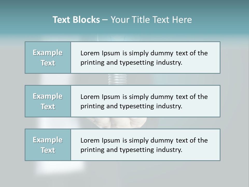 Think Isolated Power PowerPoint Template