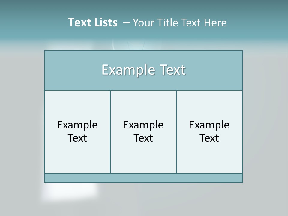 Think Isolated Power PowerPoint Template