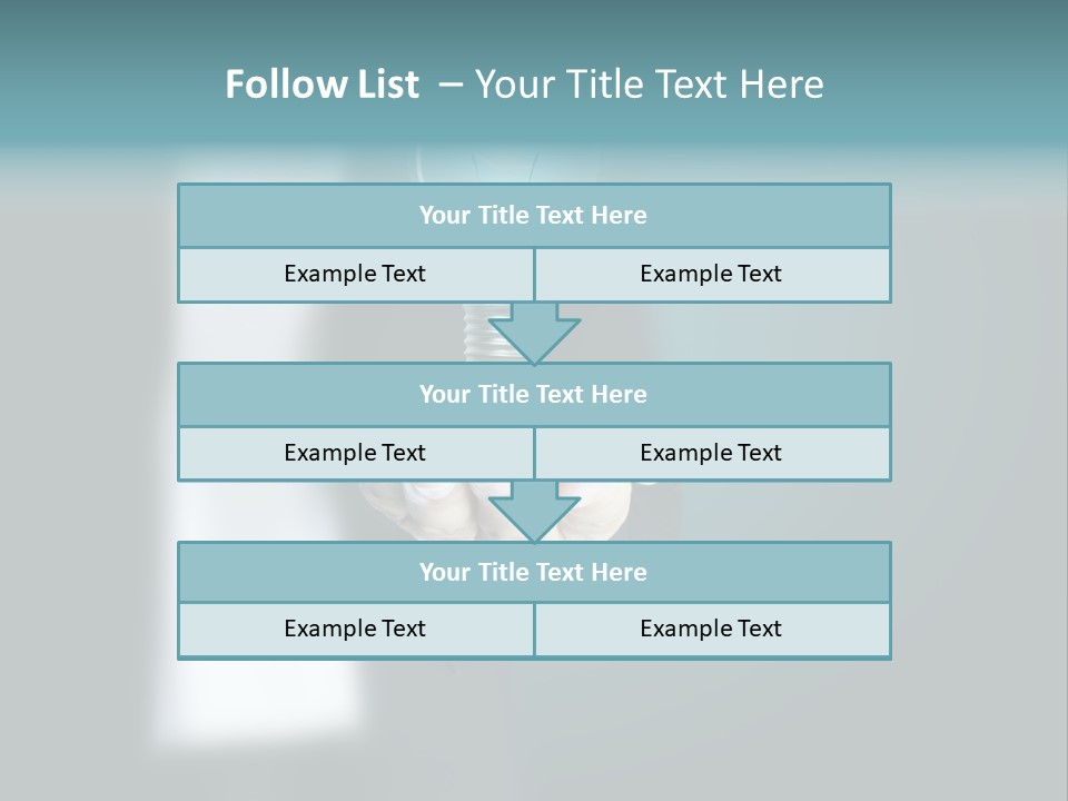 Think Isolated Power PowerPoint Template