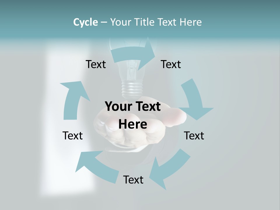 Think Isolated Power PowerPoint Template