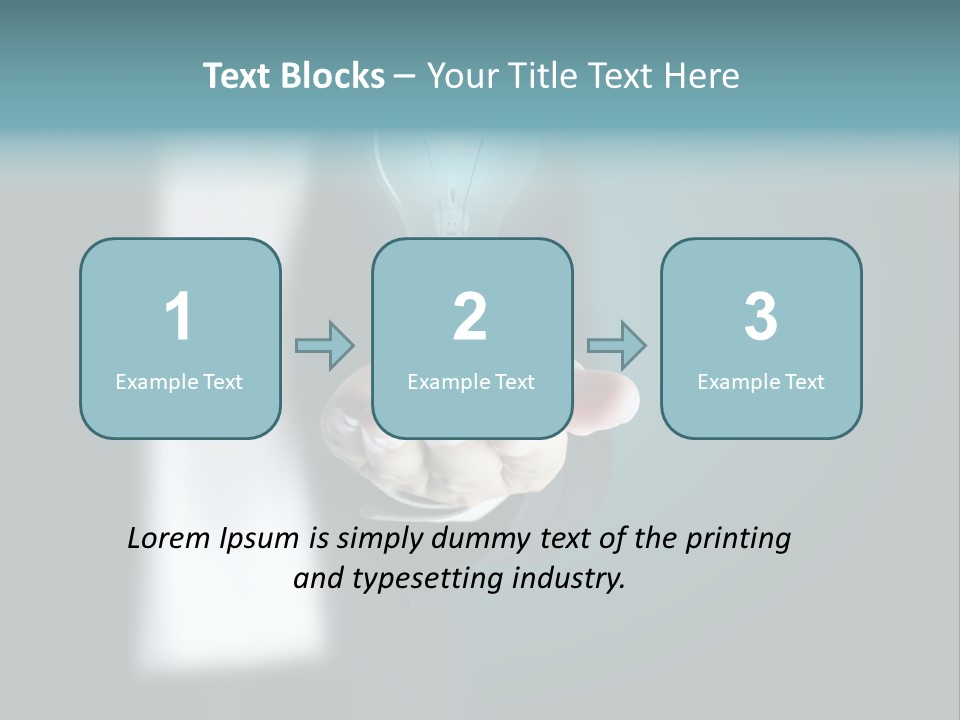 Think Isolated Power PowerPoint Template