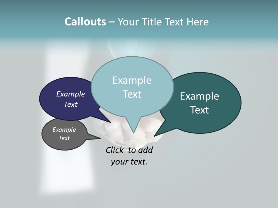 Think Isolated Power PowerPoint Template