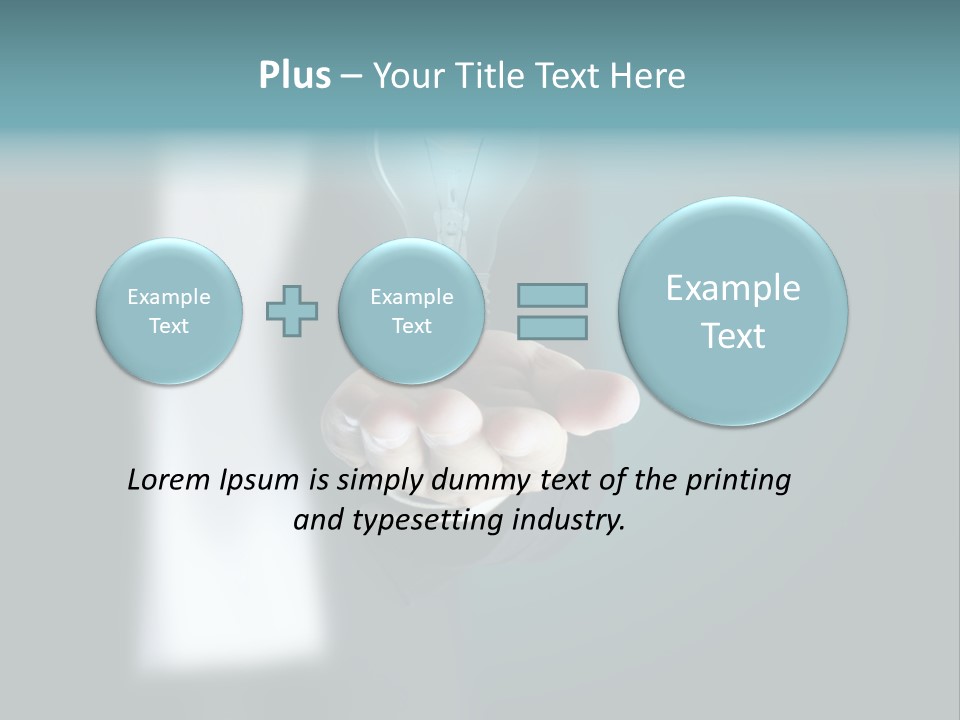 Think Isolated Power PowerPoint Template