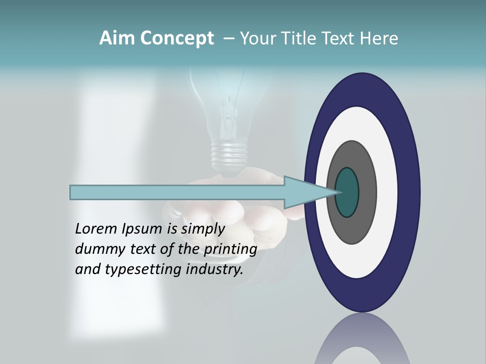 Think Isolated Power PowerPoint Template