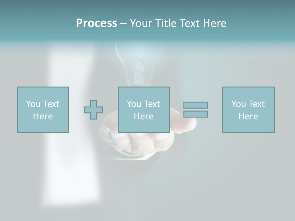 Think Isolated Power PowerPoint Template