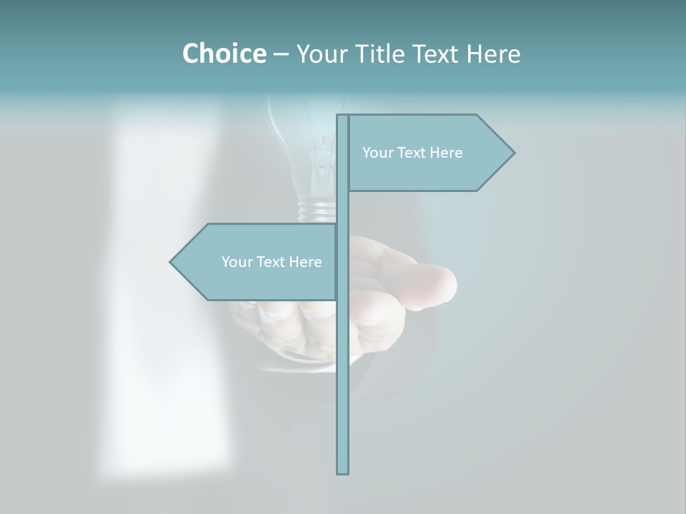 Think Isolated Power PowerPoint Template