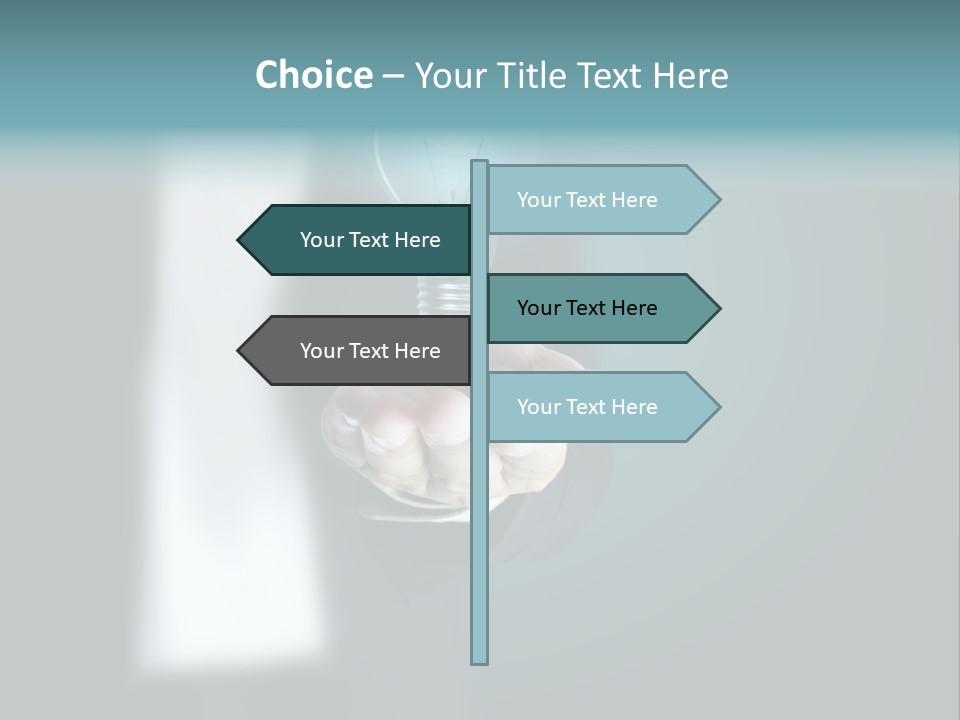 Think Isolated Power PowerPoint Template