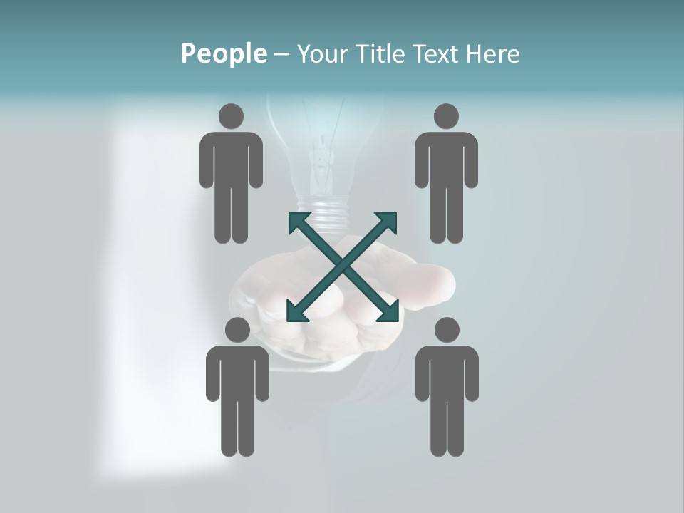 Think Isolated Power PowerPoint Template