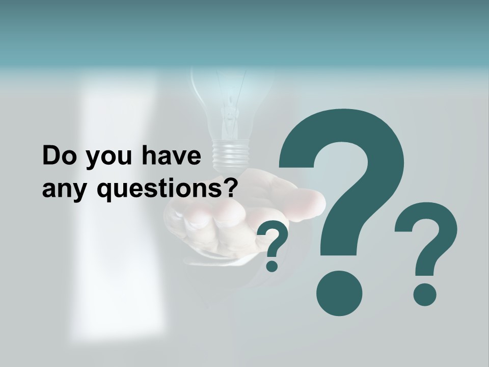 Think Isolated Power PowerPoint Template