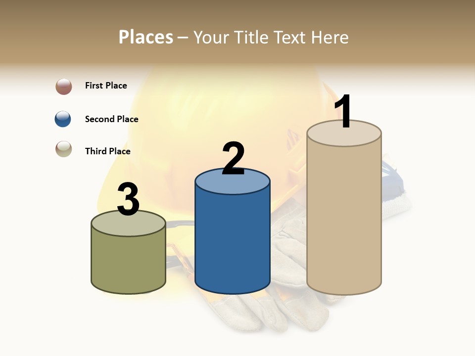 Accident Cautious Goggles PowerPoint Template