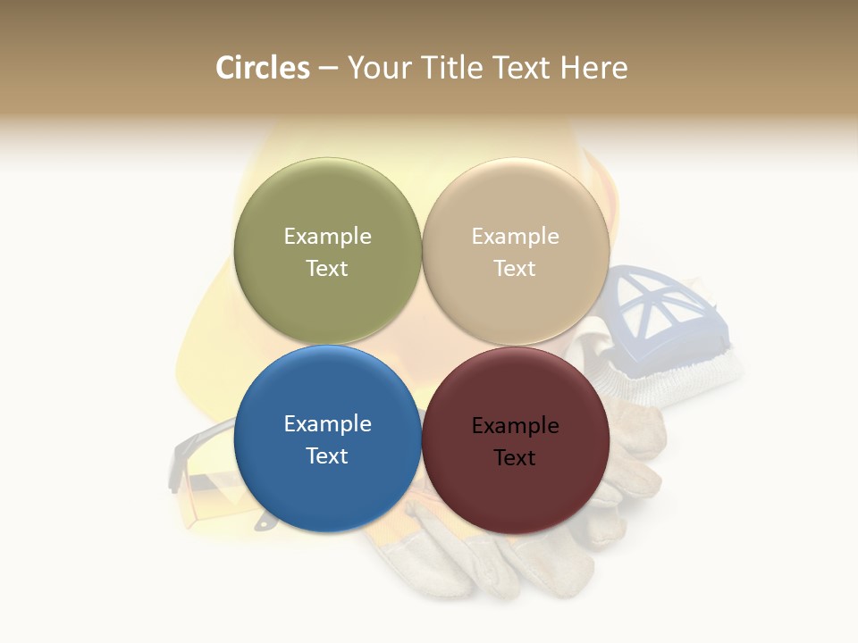 Accident Cautious Goggles PowerPoint Template