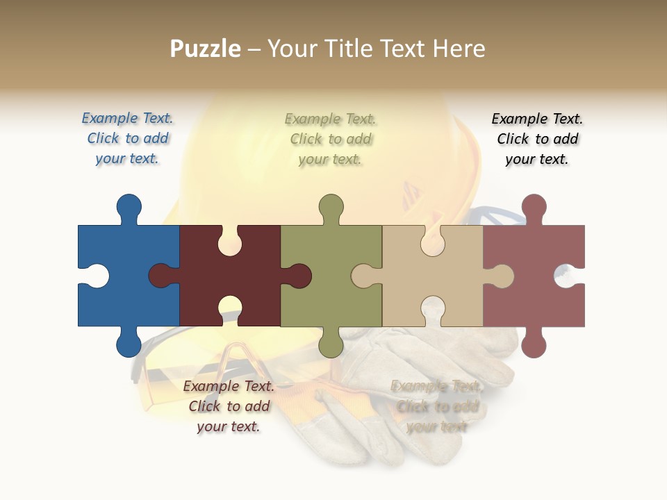 Accident Cautious Goggles PowerPoint Template