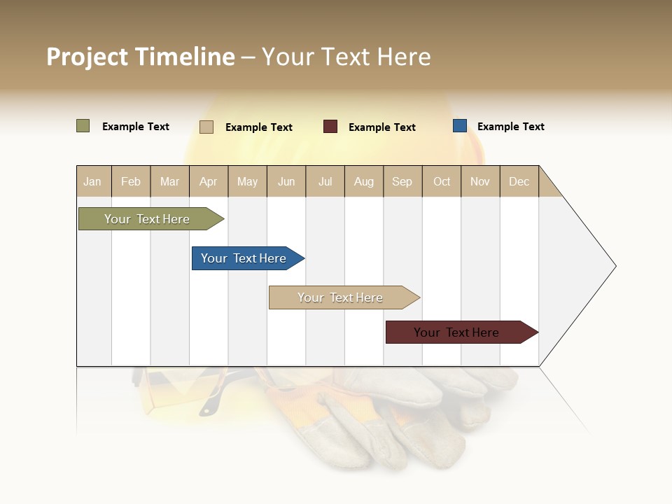 Accident Cautious Goggles PowerPoint Template