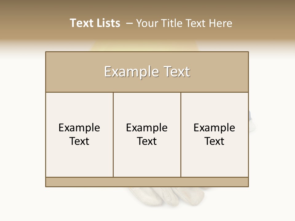 Accident Cautious Goggles PowerPoint Template