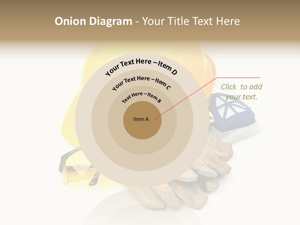 Accident Cautious Goggles PowerPoint Template