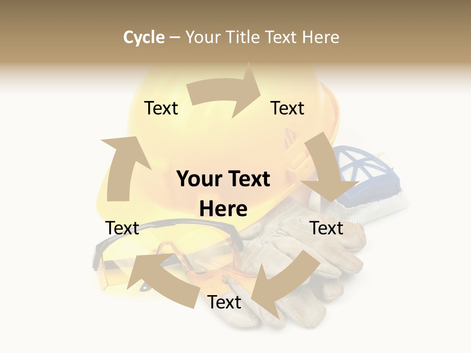 Accident Cautious Goggles PowerPoint Template