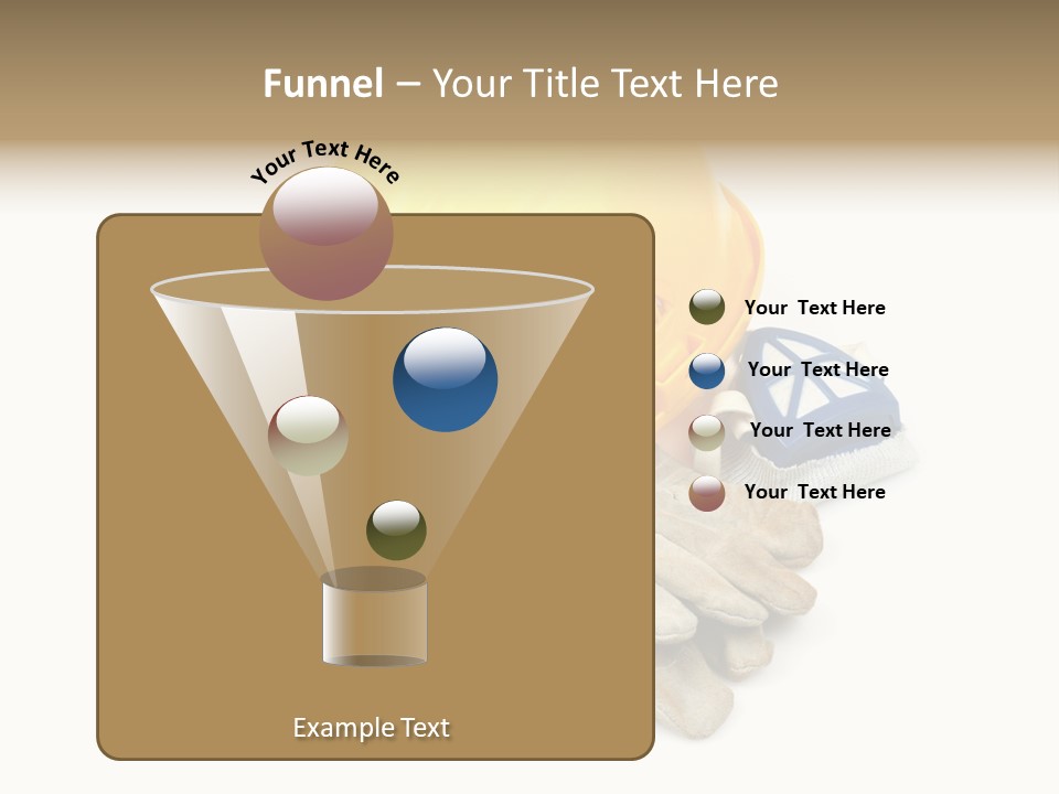 Accident Cautious Goggles PowerPoint Template