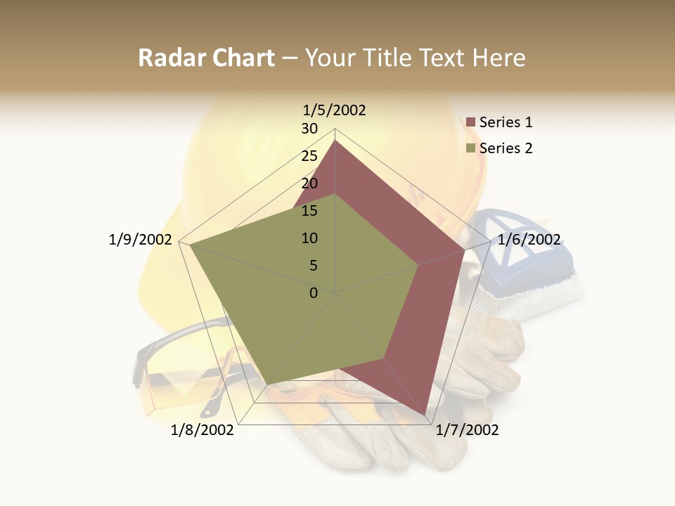 Accident Cautious Goggles PowerPoint Template