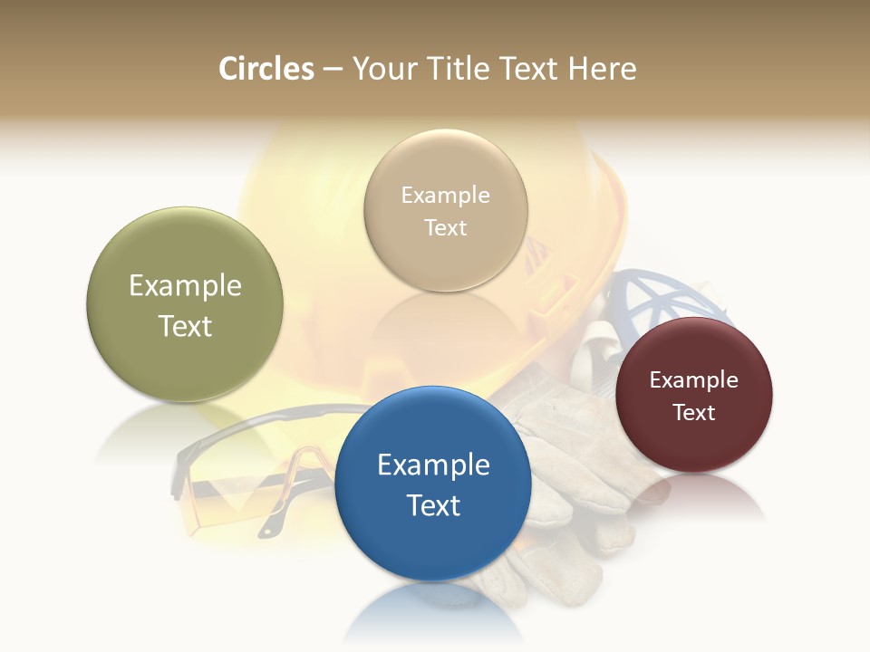 Accident Cautious Goggles PowerPoint Template