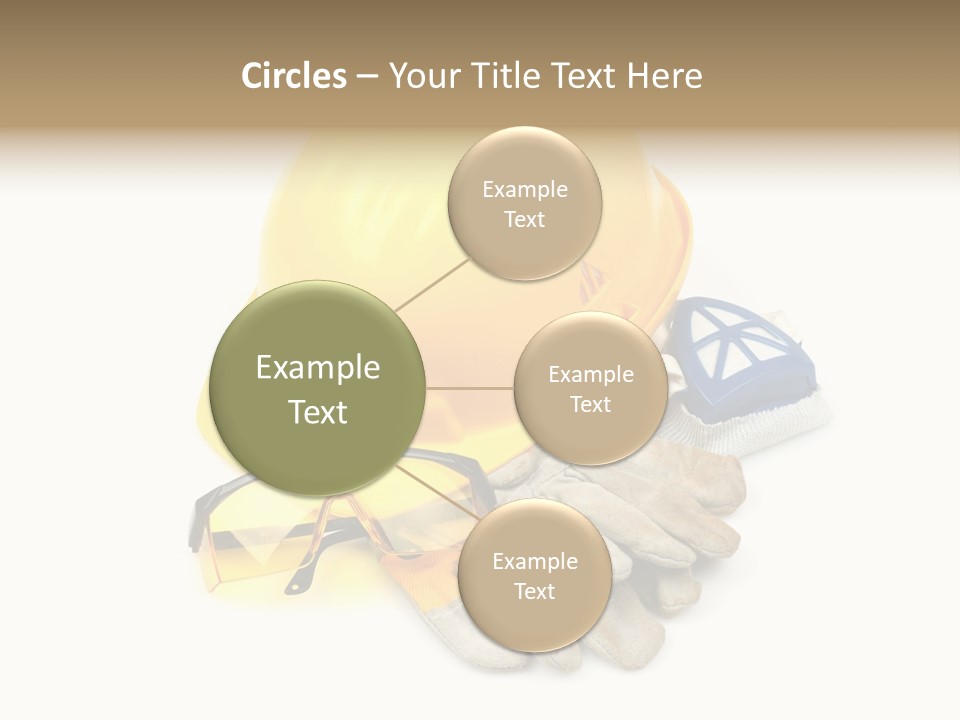 Accident Cautious Goggles PowerPoint Template