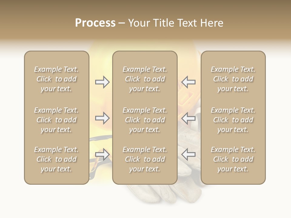 Accident Cautious Goggles PowerPoint Template